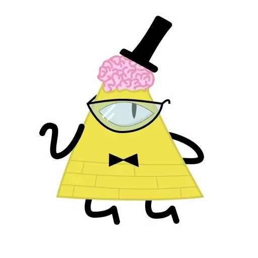 Sticker «Bill Cipher-3»