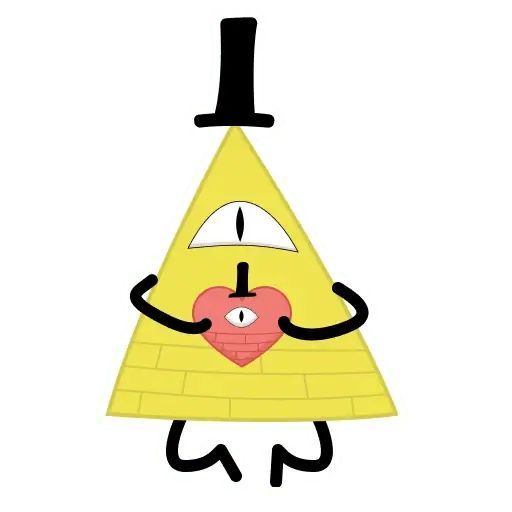 Sticker «Bill Cipher-4»