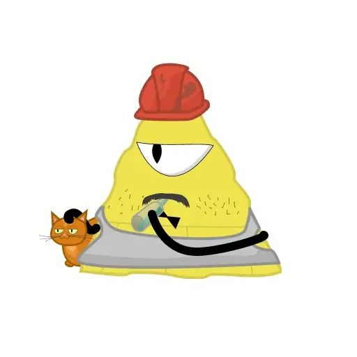 Sticker «Bill Cipher-8»