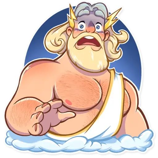 Sticker «Mighty Zeus-3»