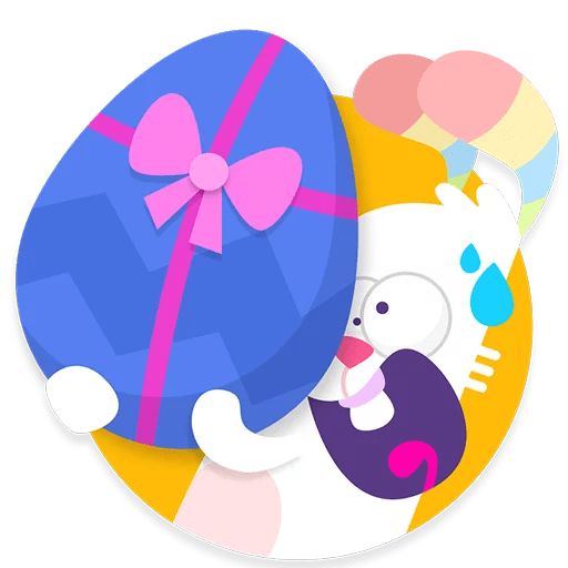 Sticker «Easter Bunny-3»