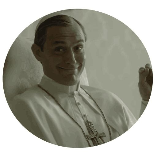 Sticker «The young Pope-4»
