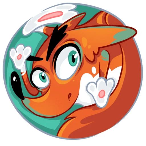 Sticker «Foxy-5»