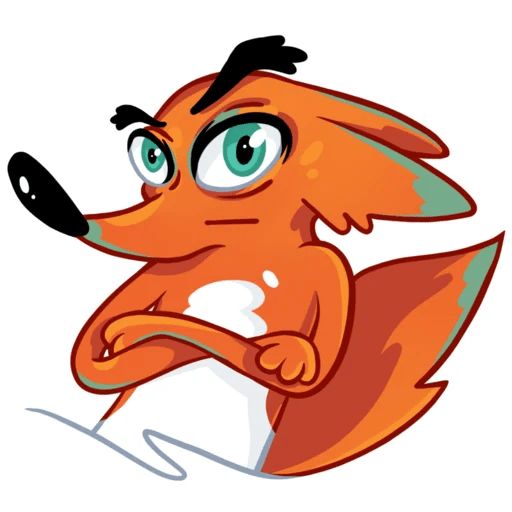 Sticker «Foxy-7»