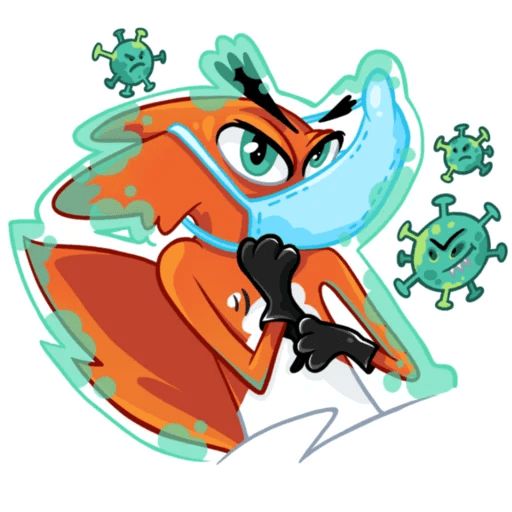 Sticker «Foxy-9»