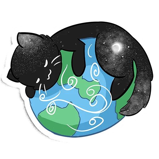 Sticker «Space Kittens-5»