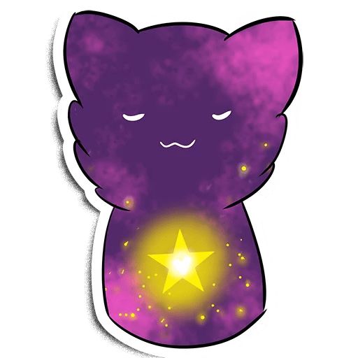 Sticker «Space Kittens-6»