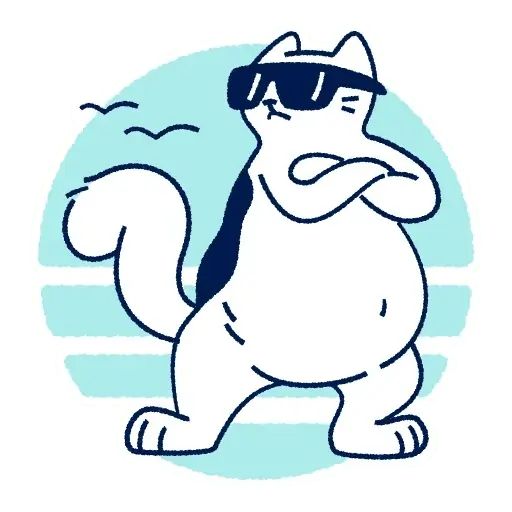 Sticker «Cat Maks-10»