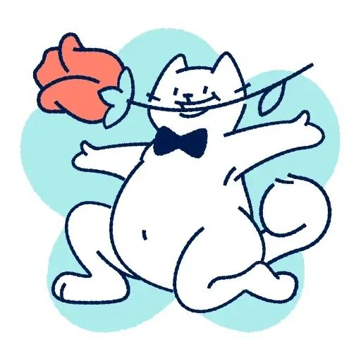 Sticker «Cat Maks-8»