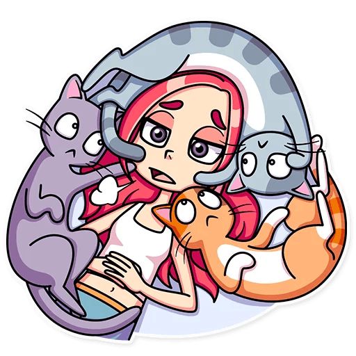 Sticker «Mia Catlady-12»