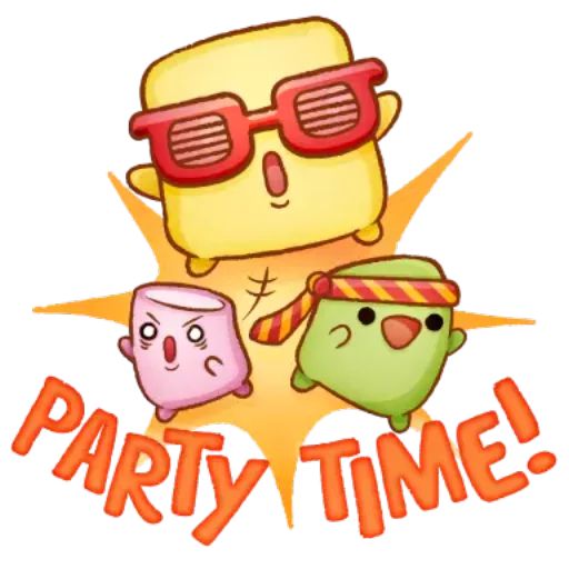 Sticker «The Party Marshmallows-8»