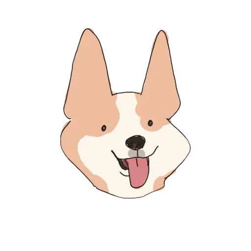 Sticker «Cute Dogs-11»