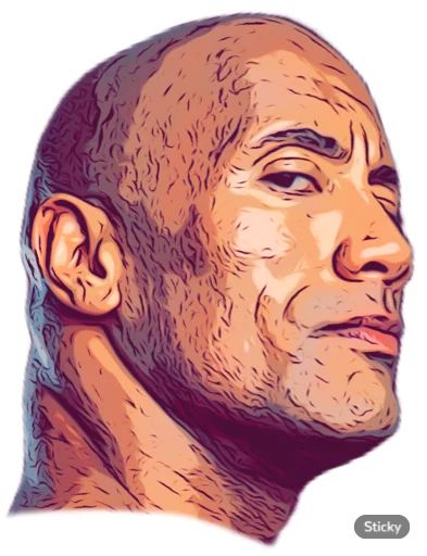 Sticker «Dwayne Johnson-10»