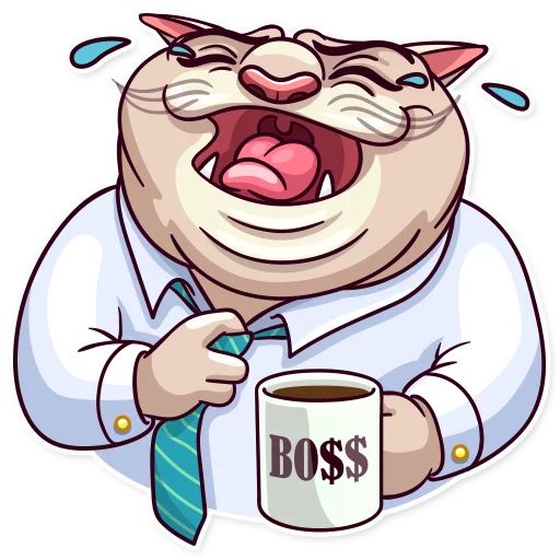Sticker «Big Boss Cat-1»