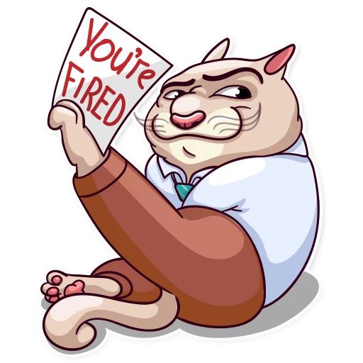 Sticker «Big Boss Cat-12»