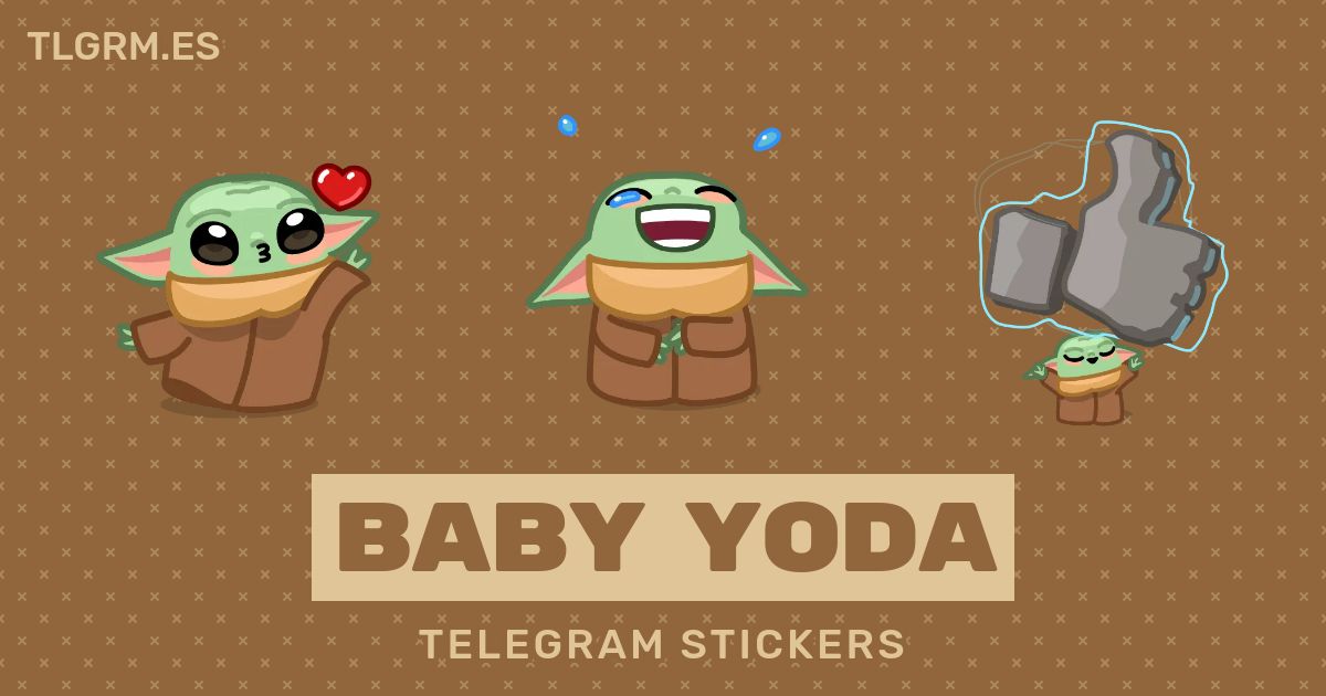 Baby Yoda Telegram Stickers on Behance