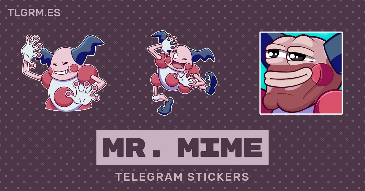 Pack De Stickers Para Telegram Mr Mime