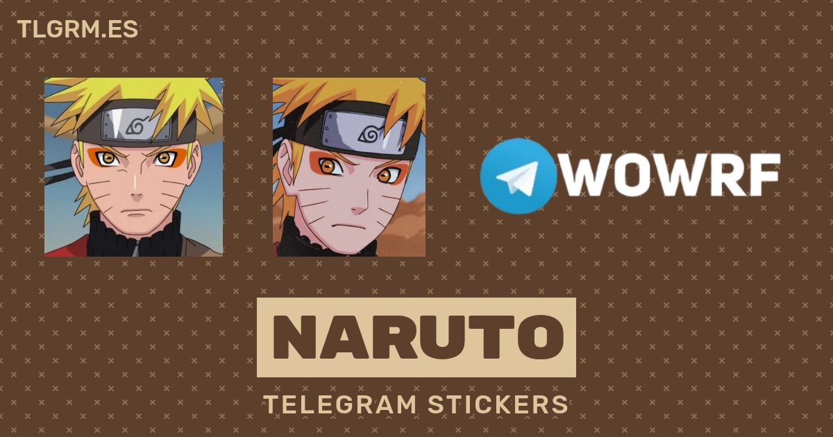 Pack de stickers para Telegram «NARUTO»