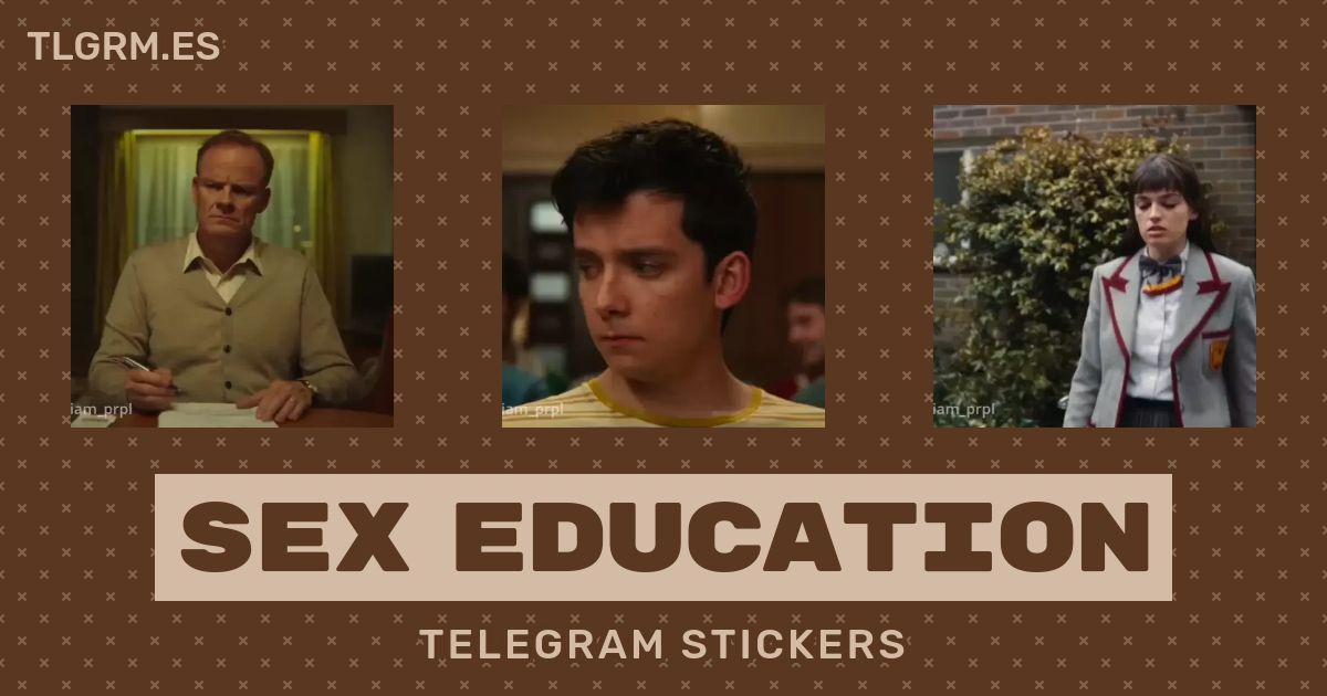 Pack De Stickers Animados Para Telegram Sex Education