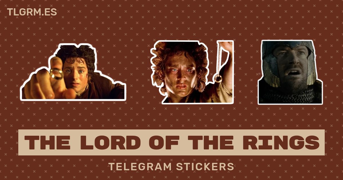 Pack de stickers para Telegram «The Lord Of The Rings»