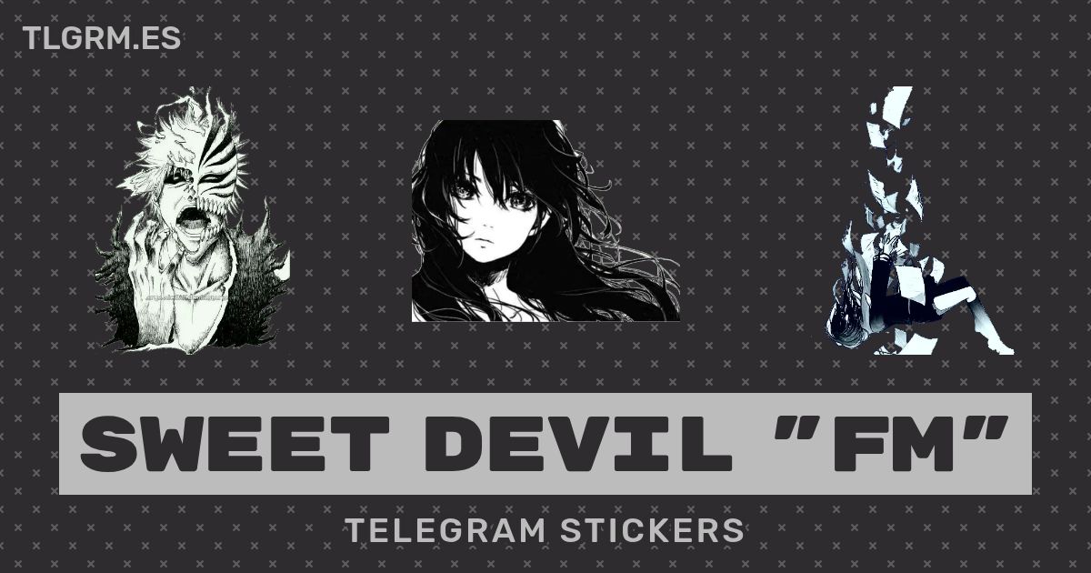 Pack de stickers para Telegram «Sweet devil "fm"»
