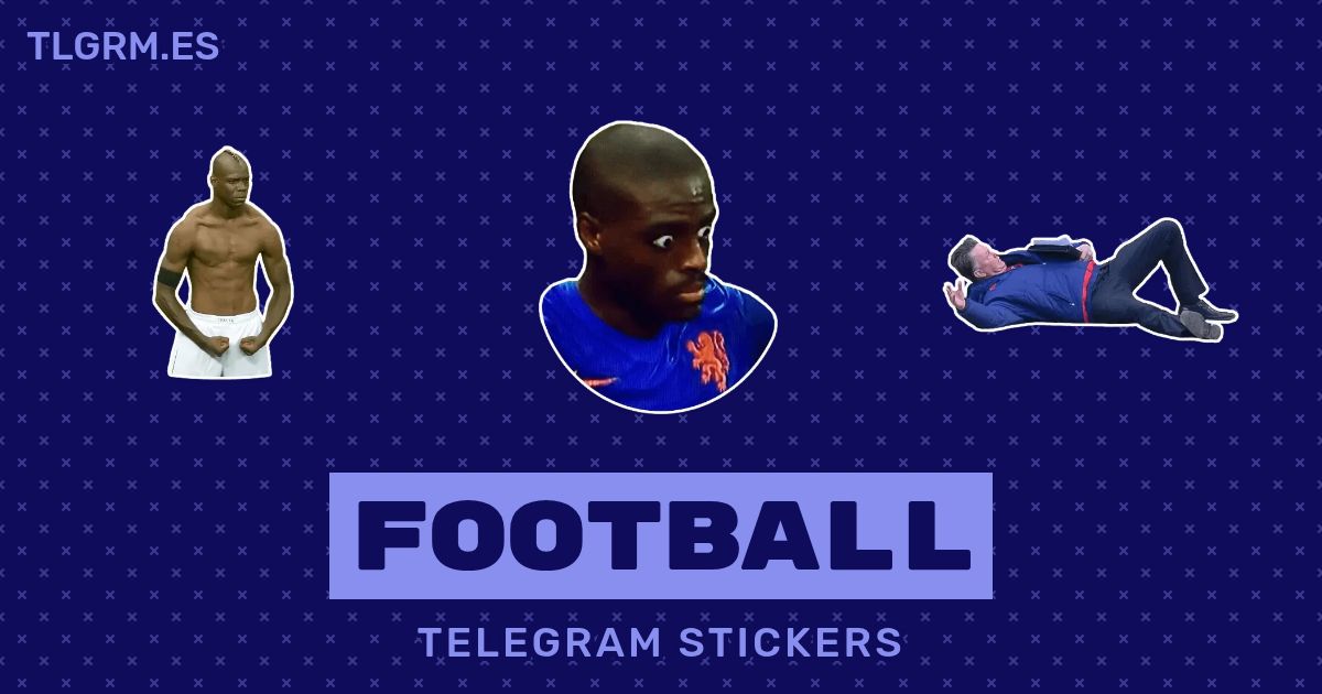 Pack de stickers para Telegram «Football»