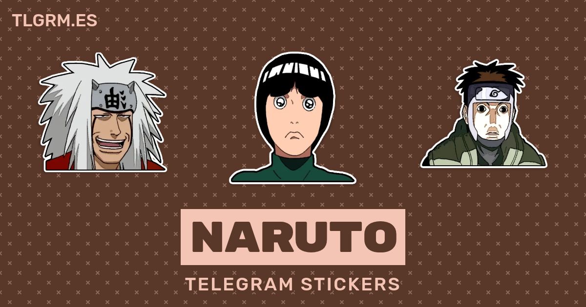 Pack de stickers para Telegram «Naruto»
